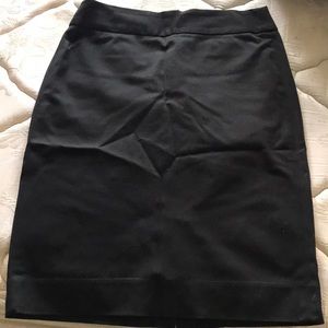 Black pencil skirt